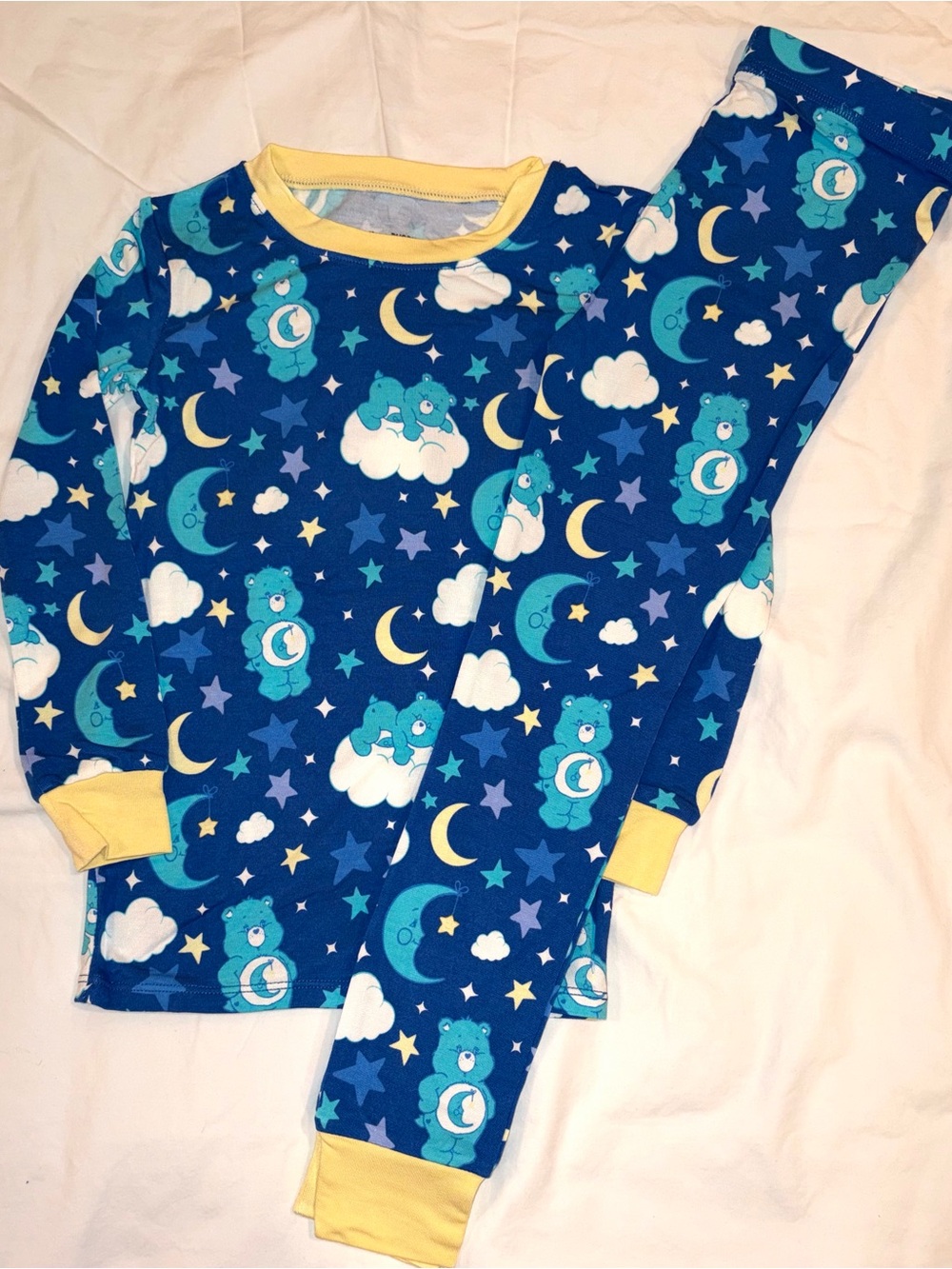 Ruffle Butts + Rugged Butts X Care Bears Bamboo long sleeve pajamas sz 4T NWT